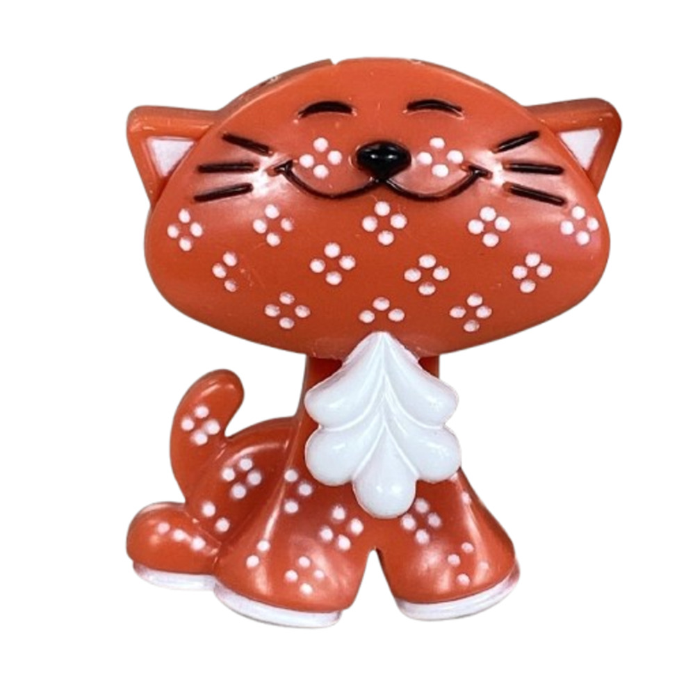 Gen X 1973 Avon Pin Pal Red Calico Cat Fragrance Glace Brooch in Box - Picture 2 of 4